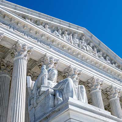 facade of the u.s. supreme court building